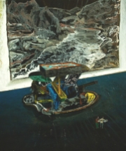 Day trippers, Oil on canvas, 60cm x 50cm, 2010
