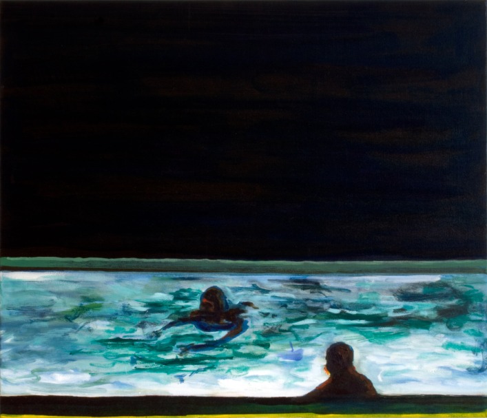 Pool 3, Oil Paint on canvas, 60cm x 70cm, 2008