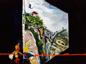A Sudden Twist, Oil on canvas, 45cm x 60cm, 2009