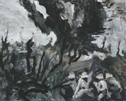 Thunderdome 5, 24cm x 30cm, Acrylics on canvas, 2006