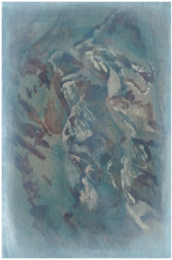 Presence of A Diving Board (5A), 20cm x 30cm, Oil paint on wood, 2013