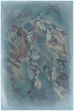 Presence of A Diving Board (5A), 20cm x 30cm, Oil paint on wood, 2013